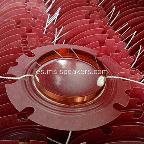 Partes de bobina de voz de diafragma fenólico de 50.8 mm de bocina